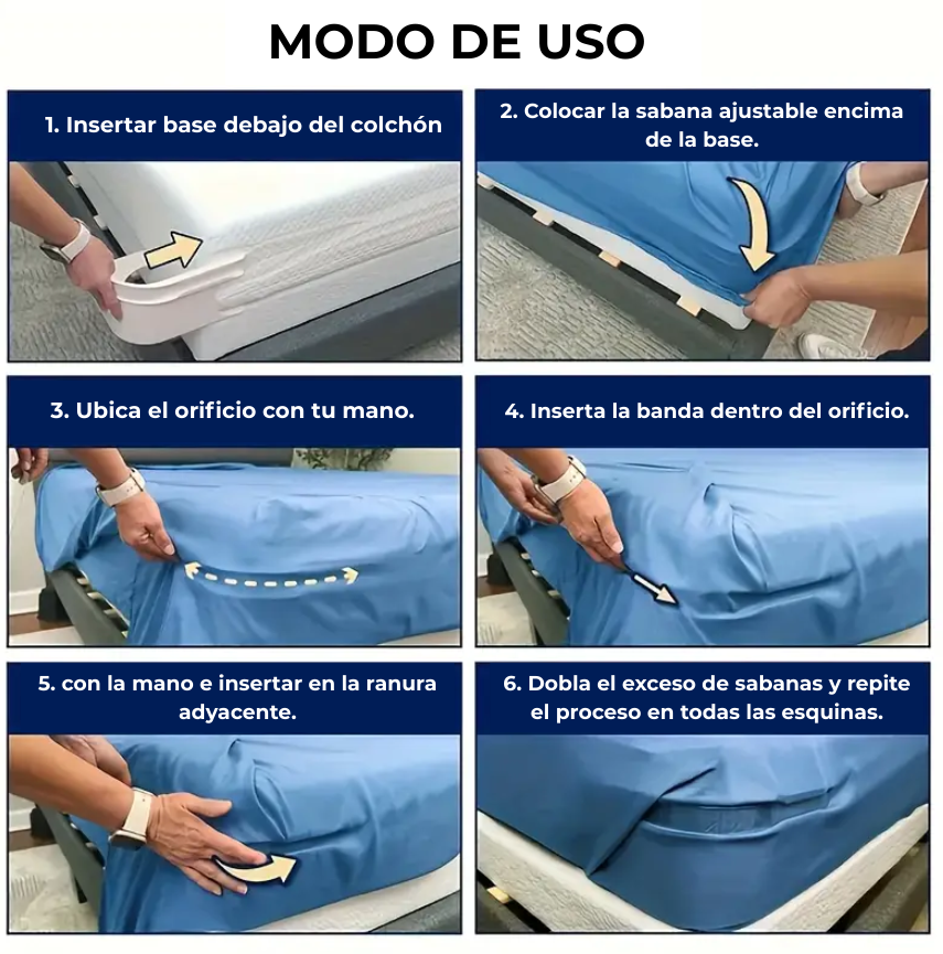 BEDHUG® SUJETADOR DE SABANAS + ENVIO GRATIS