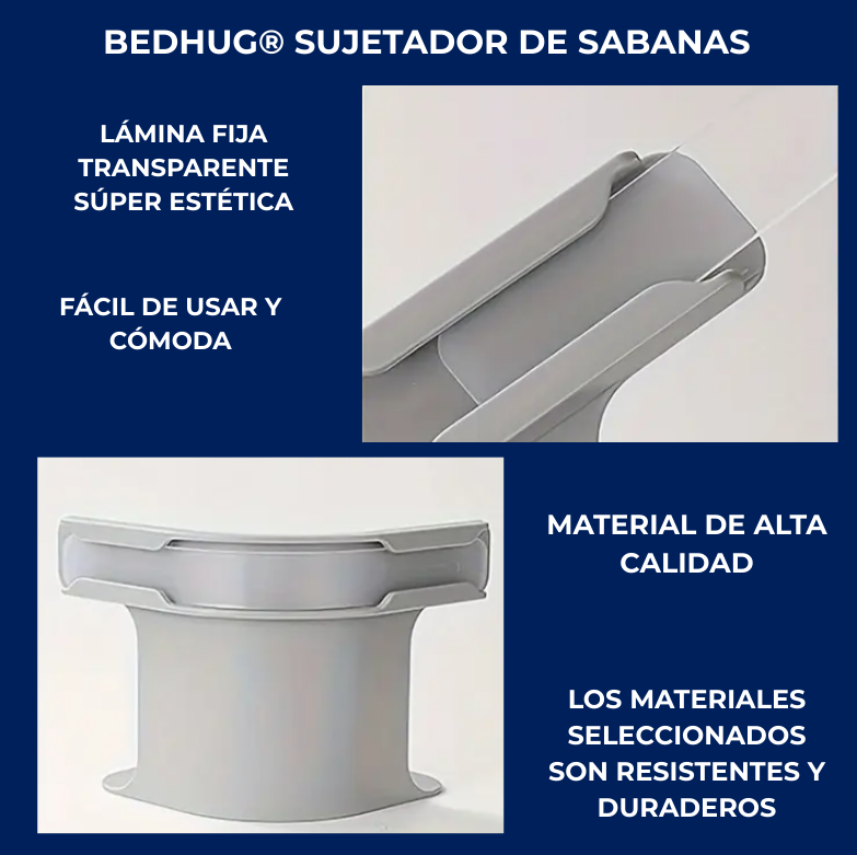 BEDHUG® SUJETADOR DE SABANAS + ENVIO GRATIS