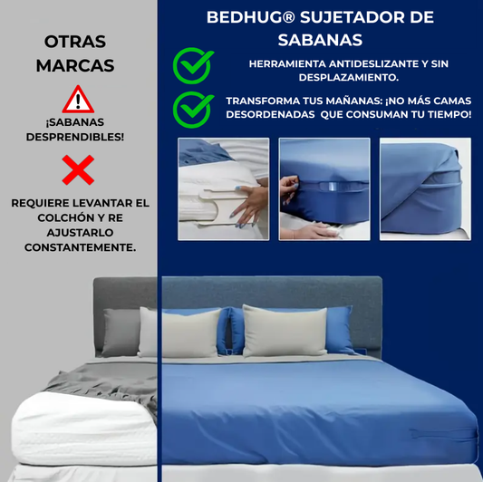 BEDHUG® SUJETADOR DE SABANAS + ENVIO GRATIS